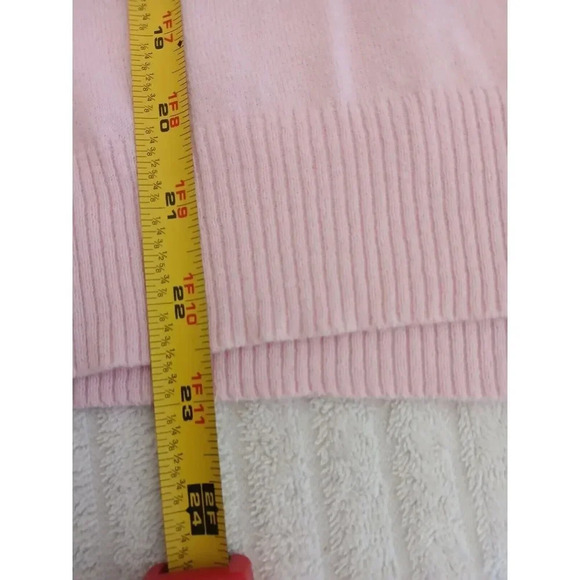 Gap Womens Ligth Sweater Size Large Pink Long Sleeve Round Neck - Picture 10 of 16